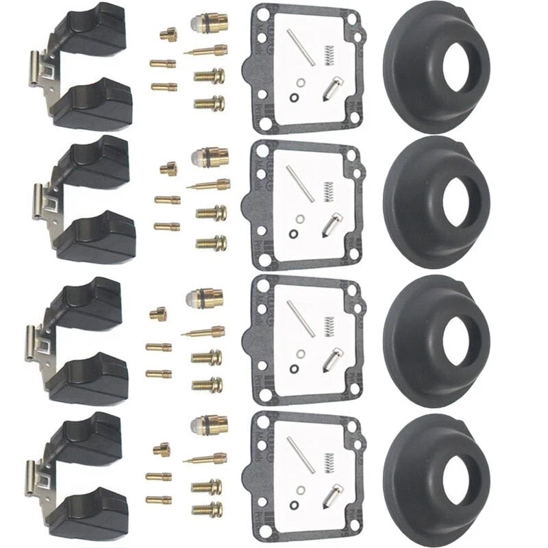 4 Carb For Yamaha XS1100 XS1100L XS1100S 1980-1981 Carburetor repair kit Rebuild Foto 2 de 3
