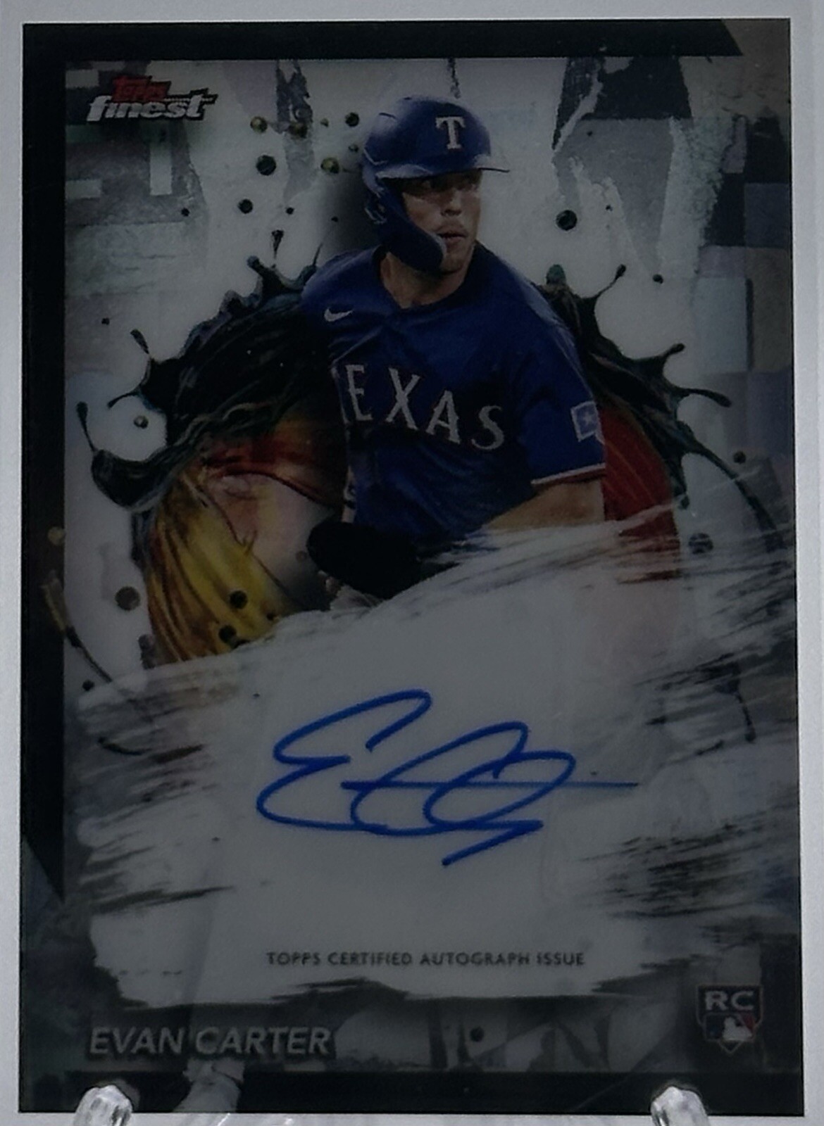 2024 Topps Finest - Finest Autographs #FA-EC Evan Carter