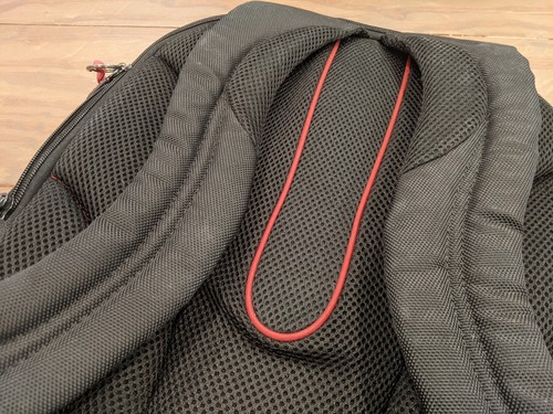 Samsonite 1910 Padded Large Laptop Backpack 21x15x8" Black Bag - Picture 7 of 14