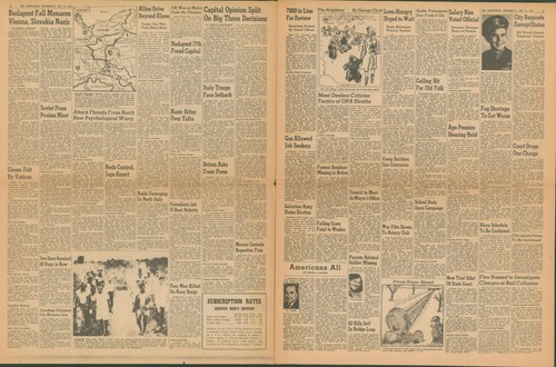 WWII Feb 14-17 1945 Servicemen Edition Oregonian Lot w/Envelope Portland OR Z - Picture 2 of 22