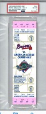 World Series GM 1 - PSA 8 -  Baseball 1992 Toronto Blue Jays - Full Ticket