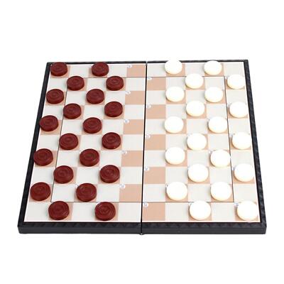 Dame Brettspiel, faltbares Dame Brettspiel und Erwachsene,