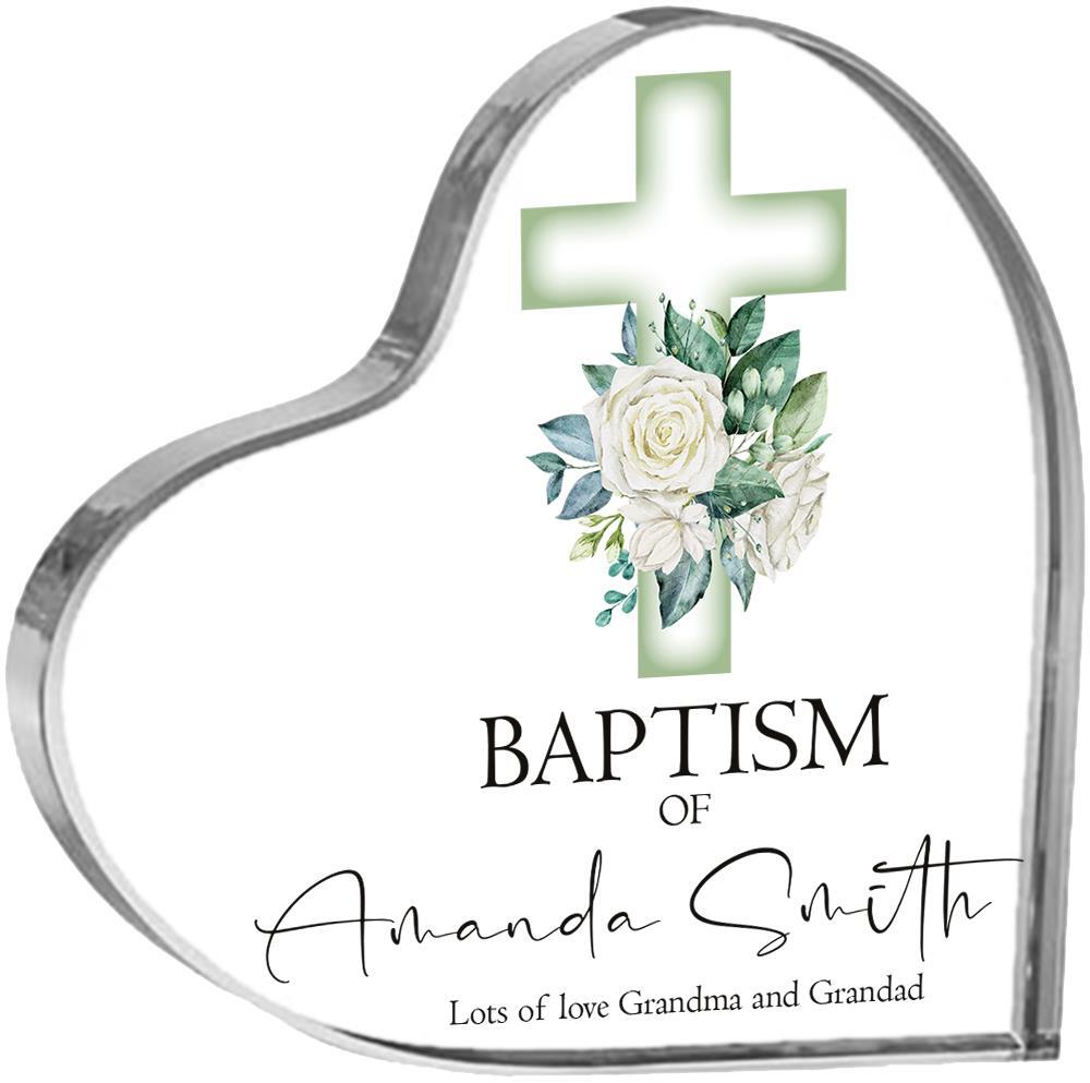 Personalised Baptism Guestbook, Photo Album Or Scrapbook With Cross An