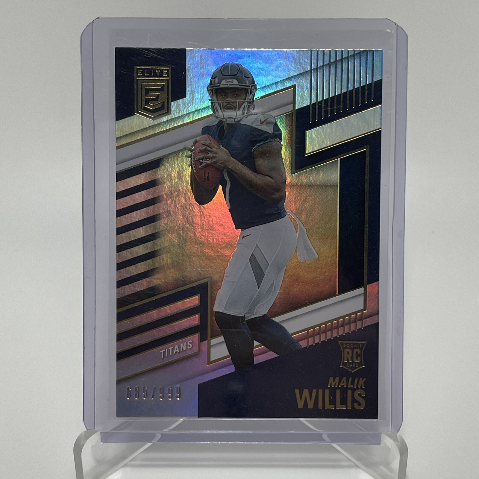 2022 Donruss Elite Football Malik Willis # /999 Rookie RC