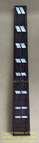 1pc Figured MOP Parallelogram Rosewood Fingerboard for Gibson Hummingbird Guitar