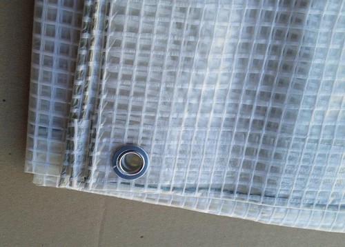 Telo Copertura Impermeabile Bianco 6x8m 100g/mq Bradas Per Mercato E Costruttori