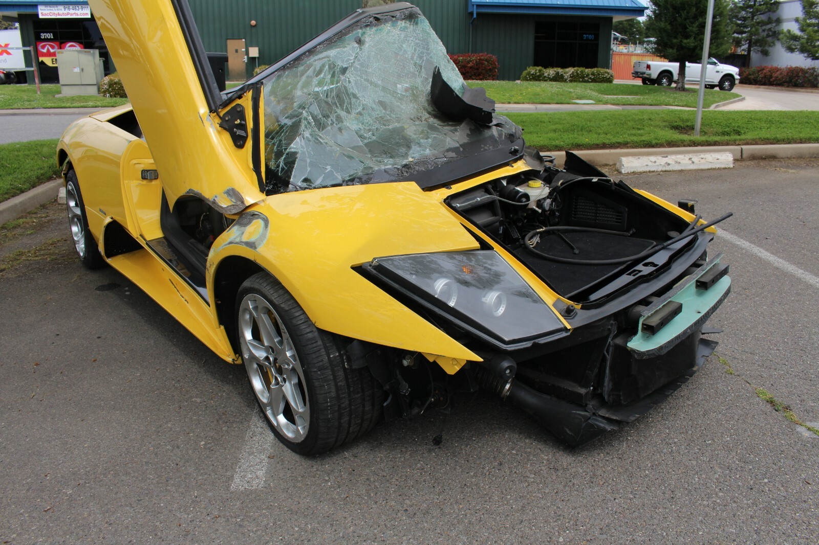 Lamborghini Murcielago, LH, Left Bat Wing, Used, P/N 417119361
