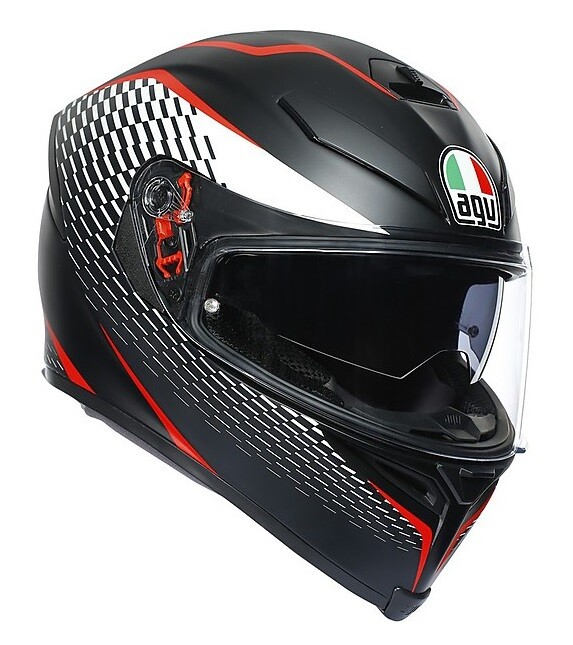 Full Face Motorcycle Helmet Agv K-5 K5 S Thunder Matte Black