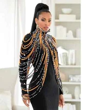 OSP PLUS SIZE Ashro Ethnic African Pride Afrocentric Nichelle Cape