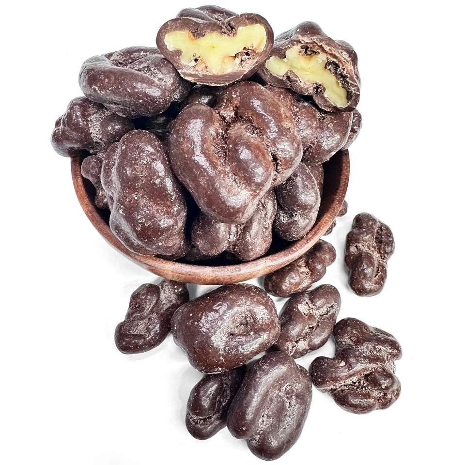 Dark Chocolate Covered Walnuts Premium Quality FREE SHIP - Image 2 of 4