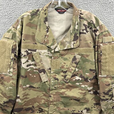 Tru Spec Jacket Mens Large Long Green Multicam Army Combat Uniform