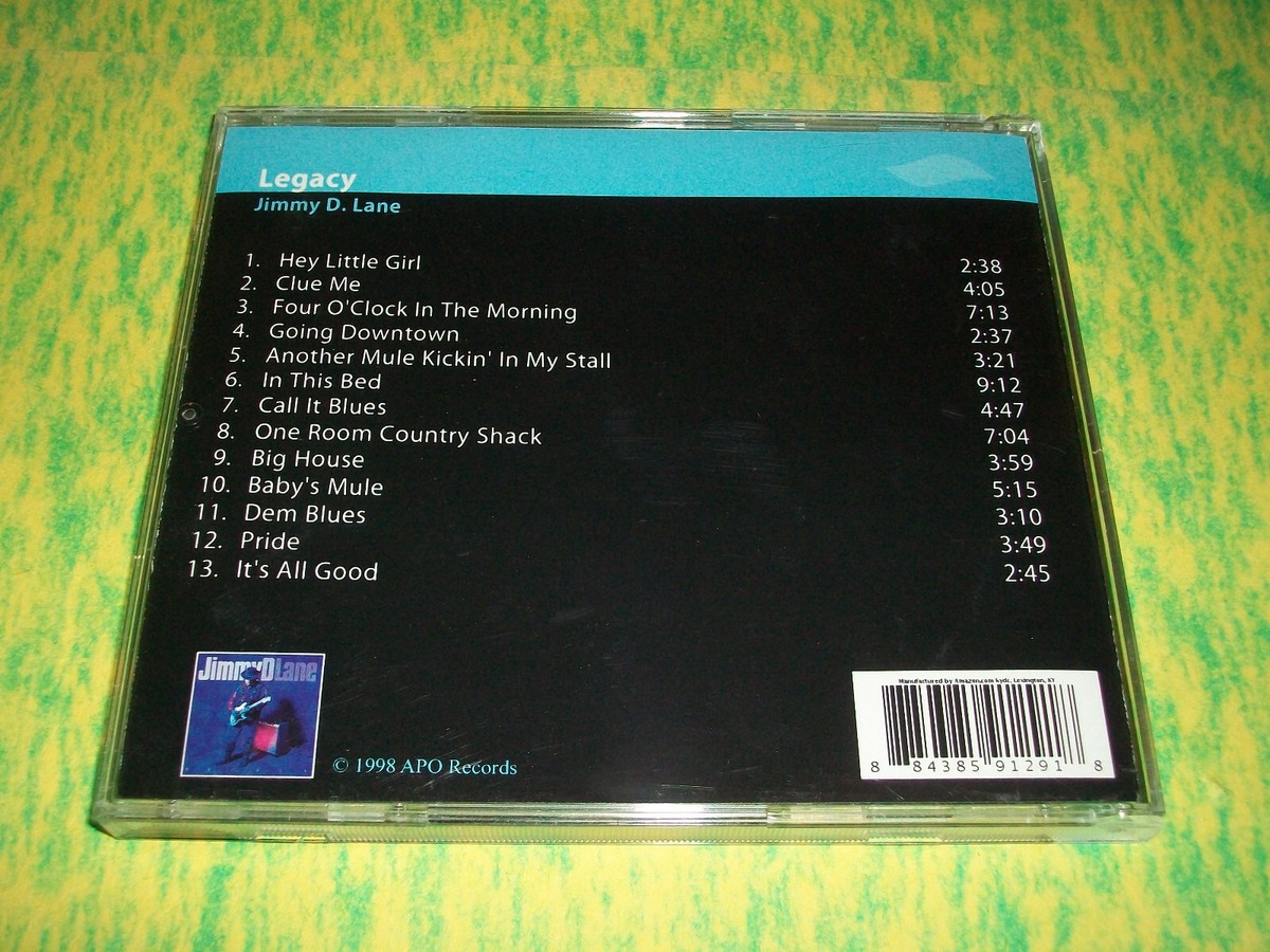 💽 JIMMY D. LANE - LEGACY CD 13 TRACKS 1998 💽 | eBay