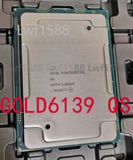 Intel Xeon Gold 6139 QS 18 corees 36 threads 14nm 2.30GHz LGA3647 CPU processor