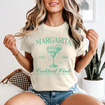Margarita Cocktail Club Damen T-Shirt When Life Gives You Limetten