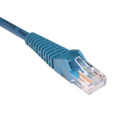 Tripp Lite 6FT RJ45 Cat5e 350MHz Snagless Molded Patch Cable - Blau