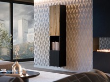 Vitrine Itupint 2D mit Nische Vitrinenschrank Schrank Kollektion PR M24