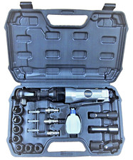 Hoteche 17 Pc 12 Drive Air Ratchet Wrench Sockets Set A830201