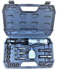 Hoteche 17 PC 1/2" Drive Air Ratchet Wrench Sockets Set A830201