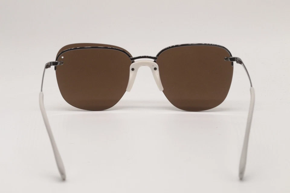 СОЛНЦЕЗАЩИТНЫЕ ОЧКИ PRADA SPORT SPS 53U 371-HD0 БЕЛЫЕ ЗЕРКАЛЬНЫЕ ПОДЛИННЫЕ ОПРАВЫ 57-13 - Изображение 4 из 4