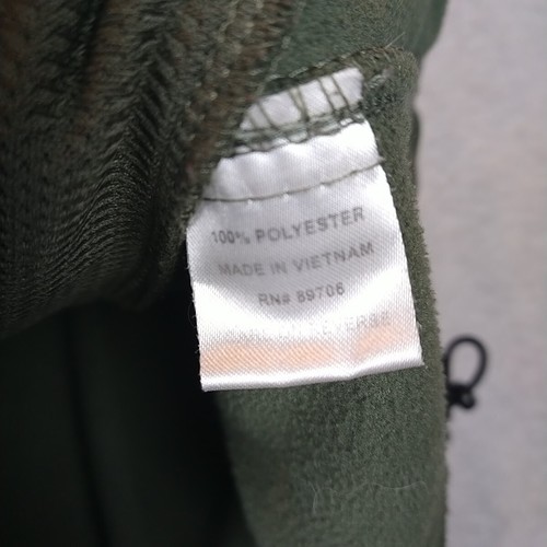 Propper Tactical Fleece Pullover Jacket Men's 2XL Olive Green 1/4 Zip Mid Weight - Picture 13 of 14