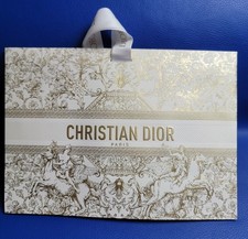 Dior Gift Bag Textured Paper Holiday Limited Edition L 9.5 x H 7 x D 3.5"