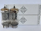 2x ECC83 / 12AX7 TELEFUNKEN tubes - SMOOTH  plates - ECC83 - 1960s