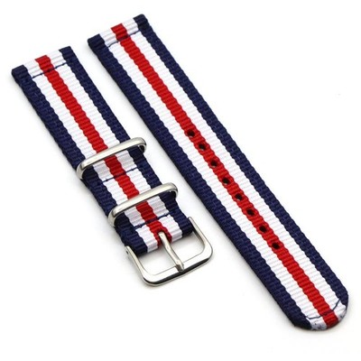 Solid Color Nylon Watch Strap 18mm 20mm 22mm Universal Watch Band Multi Color