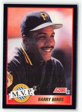 Barry Bonds 1991 Pittsburgh Pirates National League MVP #876