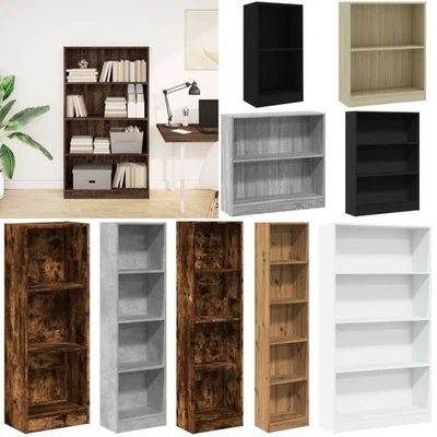 Bücherschrank Bücherregal Standregal Aktenregal Büroregal Holzwerkstoff vidaXL - Bild 1 von 4