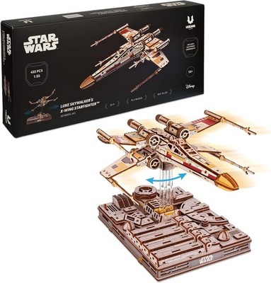 X-Wing Starfighter  Luke Skywalker 3D Holzmodell | Star Wars DIY Bausatz Ugears