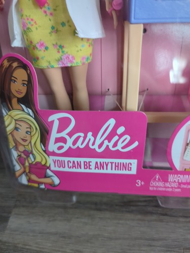 Barbie Doctor Pediatrician Doll Playset Mattel Baby Can You Anything Career - Bild 6 von 17