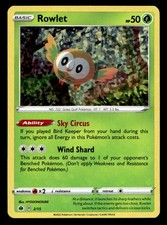 Rowlet 002/015 McDonald's 2022 Holo Promo Pokémon TCG Carta Singola
