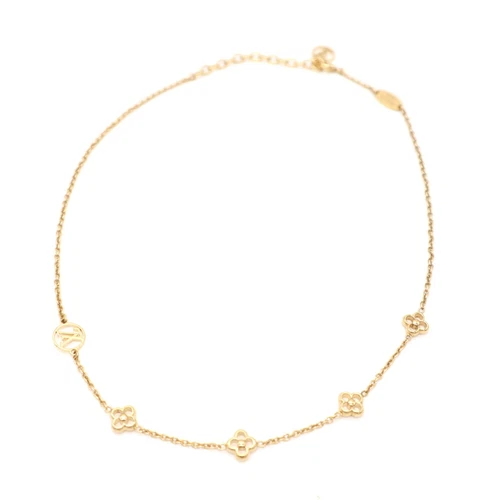 LOUIS VUITTON（LV） Collana catena floreale LOUIS VUITTON M68125 38 44 cm accessori donna