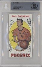 BAS 1969-70 Topps Gail Goodrich #2 BGS Authentic Auto HOF ow6