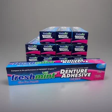CASE OF 72 Freshmint Denture Adhesive Cream 2.4oz  (Compare to Fixodent)