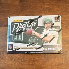 2023 Panini Prestige NFL Football Sealed Box 66 Cards Blaster Diamond Parallels