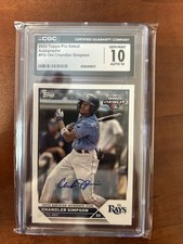2023 Topps Pro Debut - Chandler Simpson #PD-184 Autographs (RC) Graded CGC 10/10