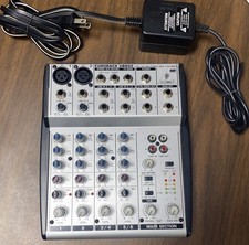 Behringer Eurorack UB802 compact, ultra-low noise 8-input, 2-bus analog mixer