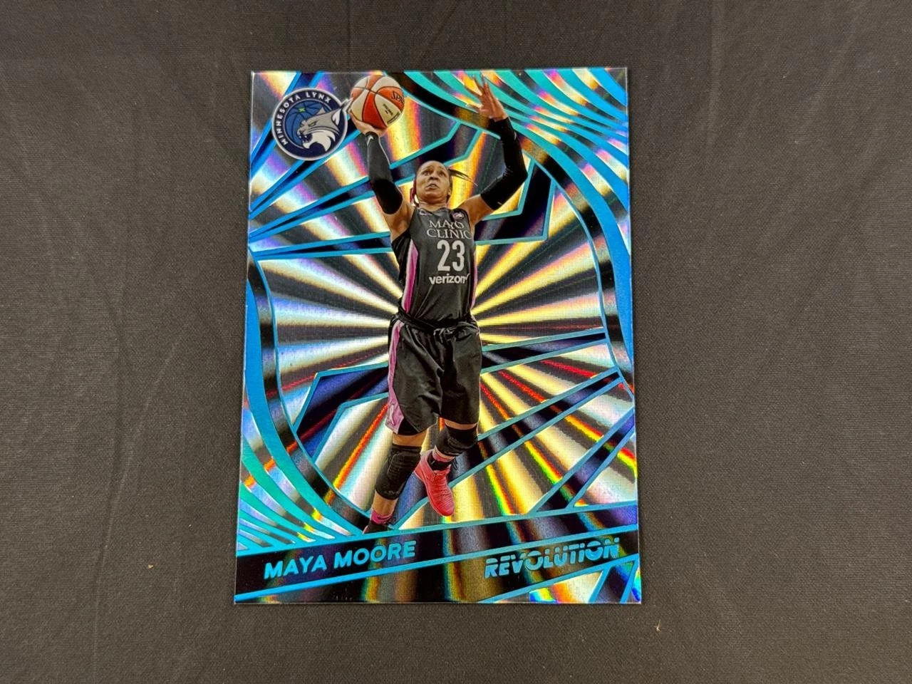 2022 PANINI REVOLUTION WNBA BASKETBALL MAYA MOORE #79 SUNBURST 54/75 LYNX