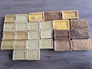 25x alte Seifen Kernseife Haushaltsseife antik u.a. Dornil RAR LOT 2