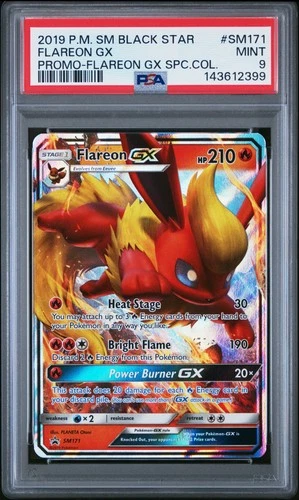 2019 POKEMON SM PROMO FLAREON GX SPECIAL COLLECTION #SM171 FLAREON GX PSA 9