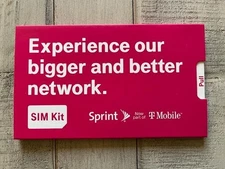 Sprint / T-Mobile SIM Kit - Brand New Sealed Free Shipping