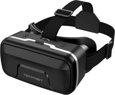 TECKNET VR Headset for Phone, Virtual Reality Headsets with HD 110°FOV Anti-Blue