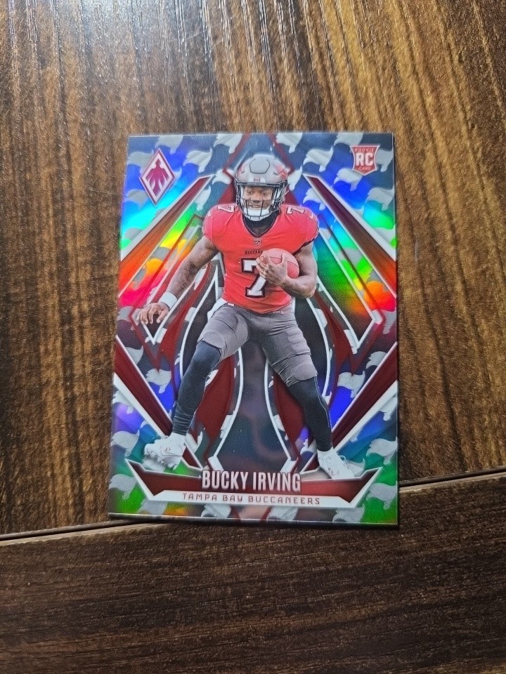 2024 PANINI PHOENIX TEAM LOGOS #166 BUCKY IRVING ROOKIE RC 268/299 PSA 10