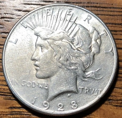 1928 S Peace Silver Dollar $1 - Xtra Fine Quality - Rare Low Mintage - FREE SHIP