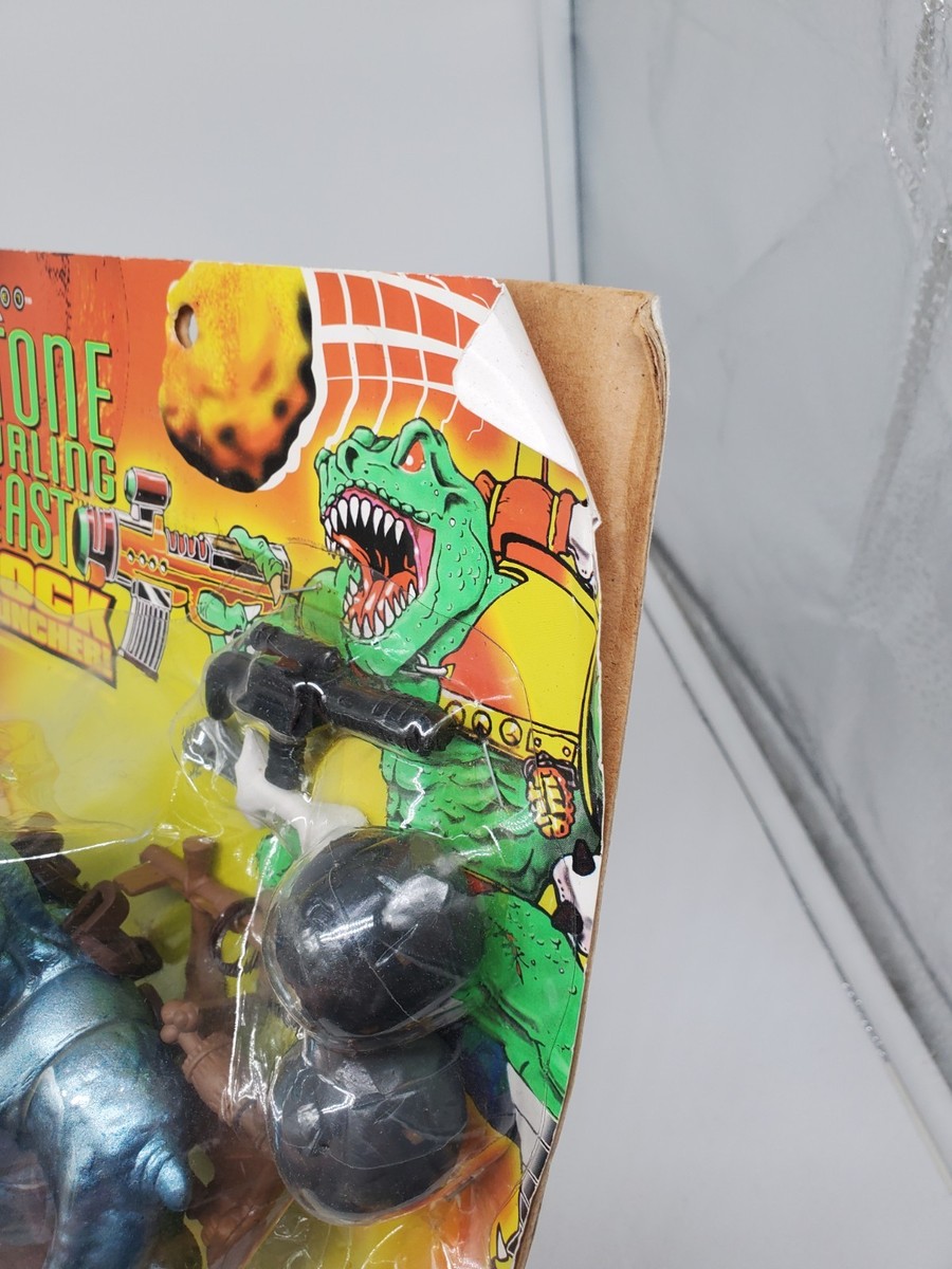 N19 Stone Hurling Beast Metallic T-rex Trendmasters Extreme