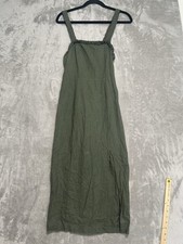 Urban Outfitters Linen Blend Dress Women’s XS Green Side Slit