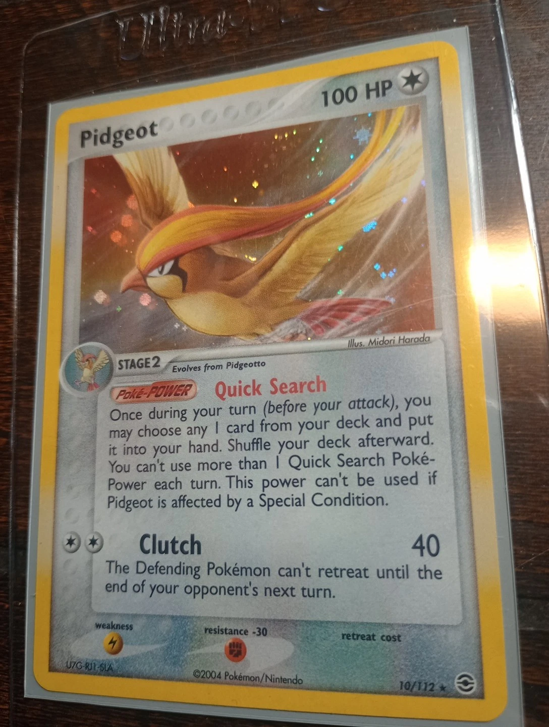 Pidgeot 10/112 Holo