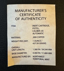 NWTM 1 oz Copper Bullet Pistol Caliber .45 Cal ACP Auto 1oz .999 Mint Cu Bullion — photo 2