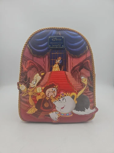 Limited Edition Beauty and the Beast Ballroom Loungefly  Mini Backpack WonderCon